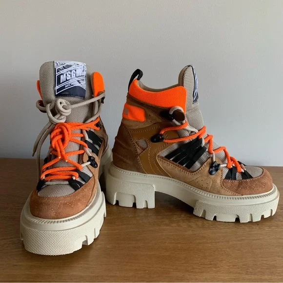 MSGM Suede Hiking Boots size 38 - Picture 2 of 8
